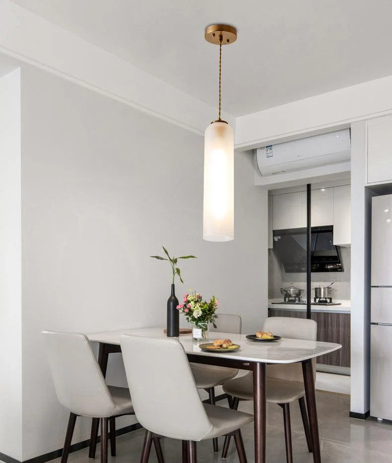 FrostGlow Pendant Light – Subtle Sophistication for Contemporary Spaces