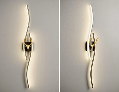 Antler Wave Wall Light – Sculptural Elegance Meets Modern Glow