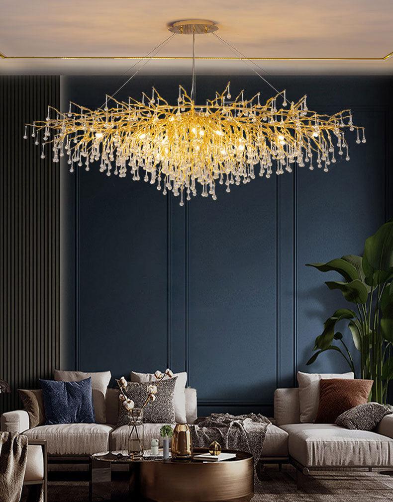 RAIN DROP MODERN CHANDELIER