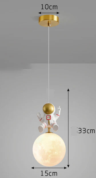 AstroGlow Pendant – Space Explorer Moon Light