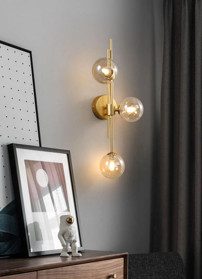 Modern Glass Ball Wall Light