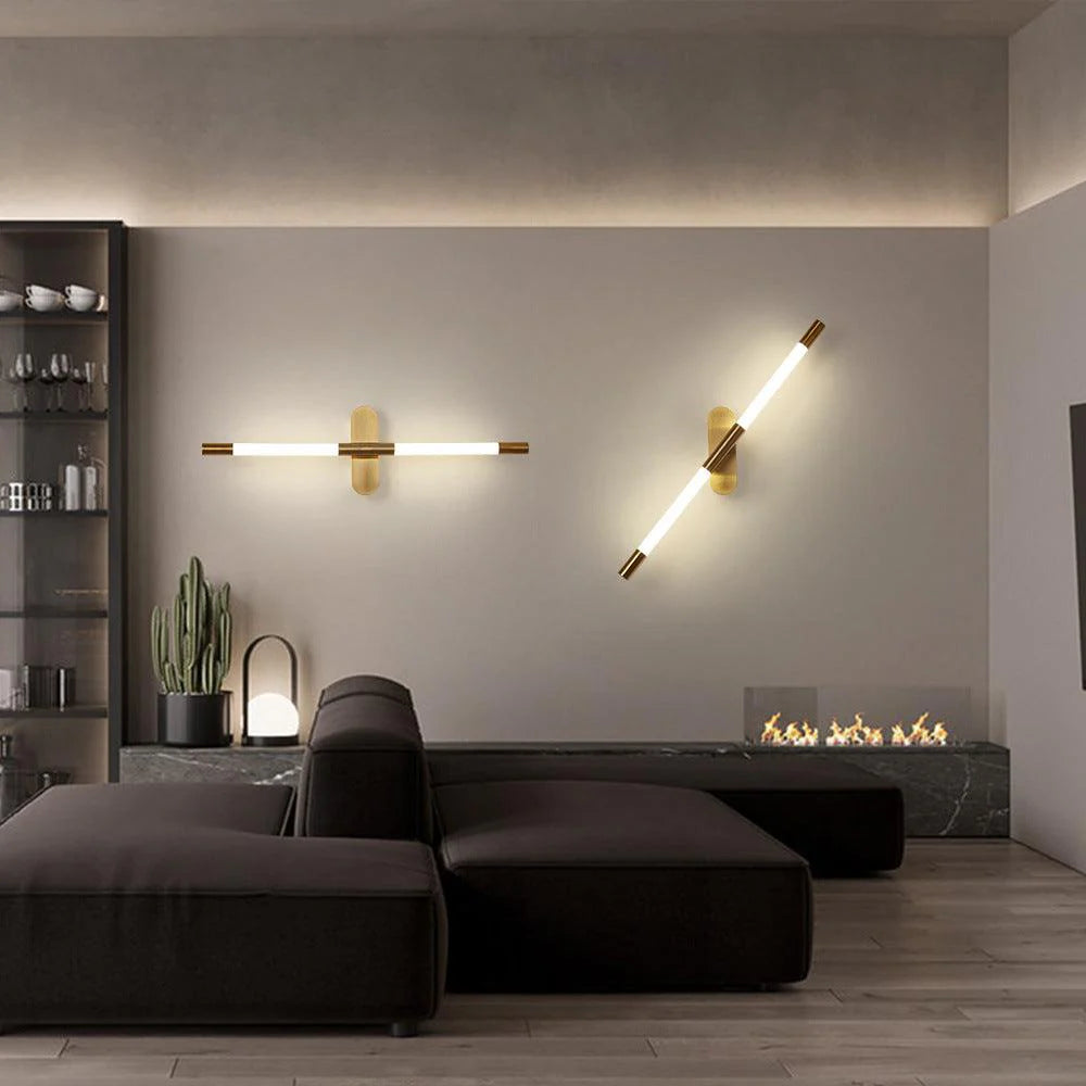 600 MM Linear Luxe Wall Lamps