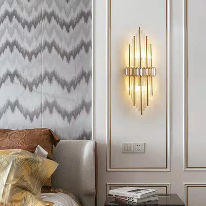 Crystal Metal Wall Light