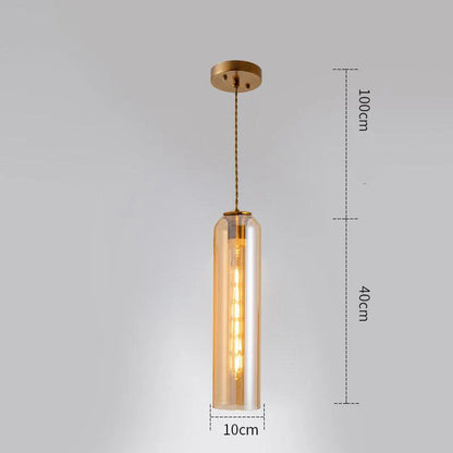 LumaGlass Cylinder Pendant – A Minimalist Glow for Modern Living
