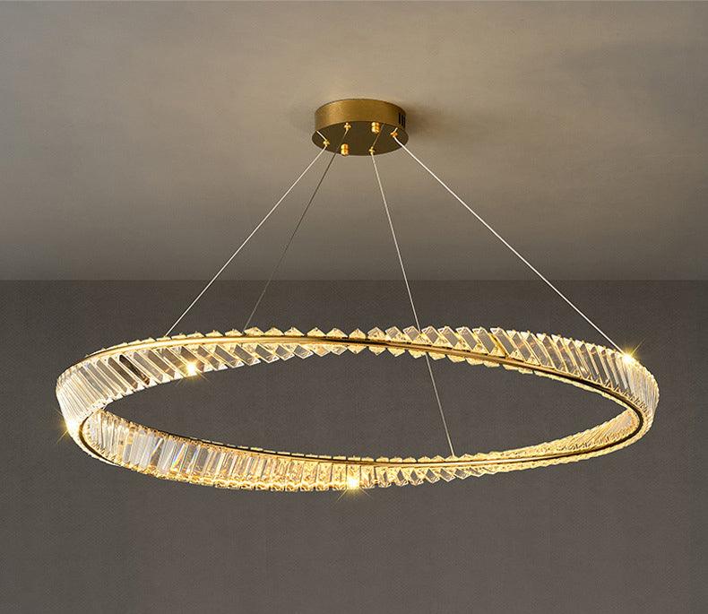 Modern LED Crystal Chandelier - 60cm