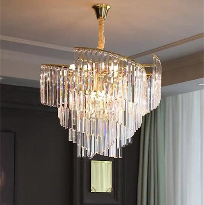 Modern 60 CM Gold Crystal Chandelier – Warm White