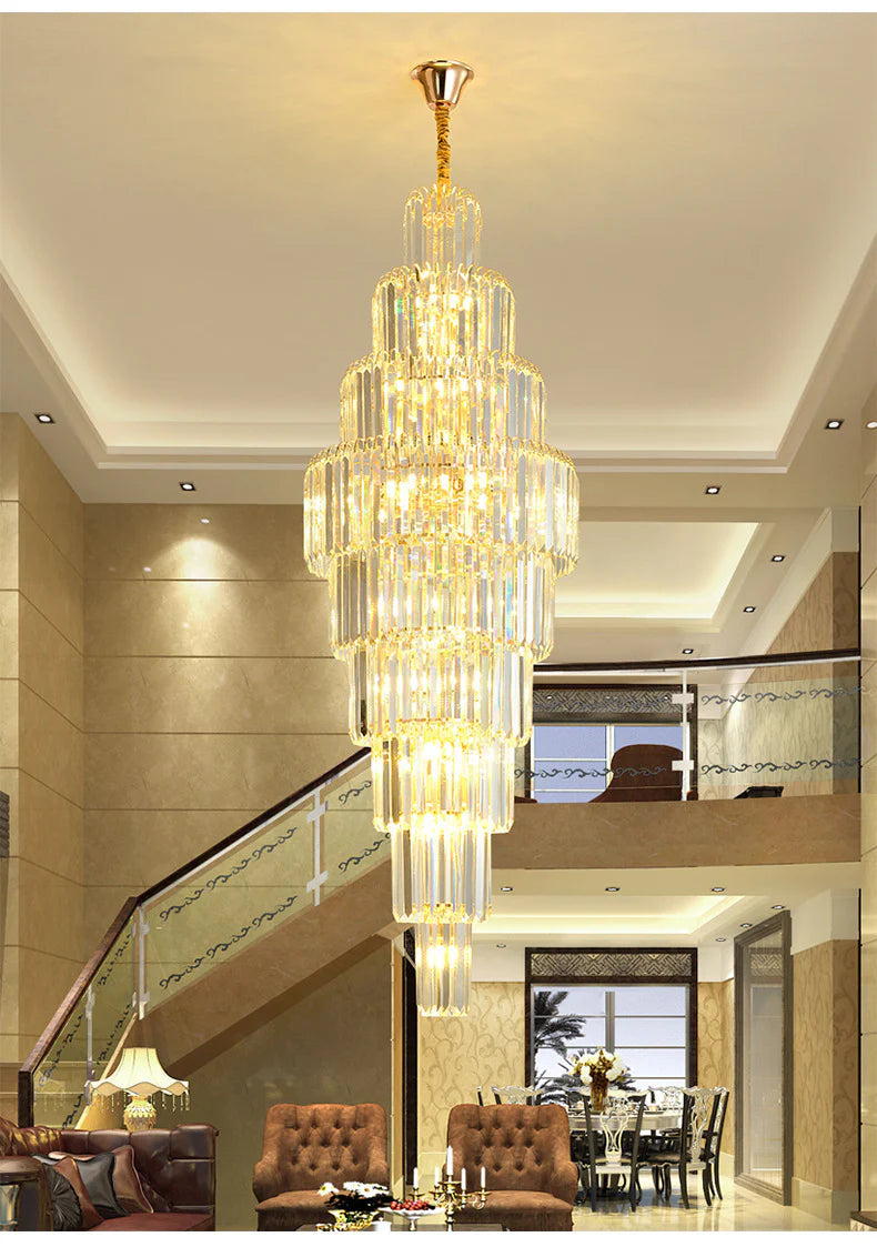 Ezra Double Height Chandelier