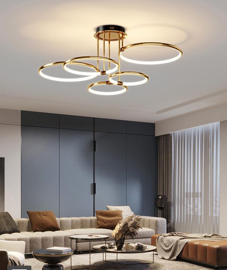 5 Light Modern LED Ring Chandelier