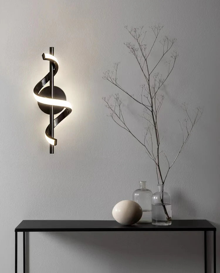 Modern Spiral LED Wall Light