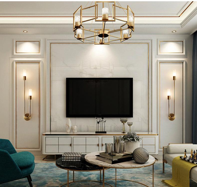 Naya Twin Drop Wall Lamp – Minimalist Luxe Illumination