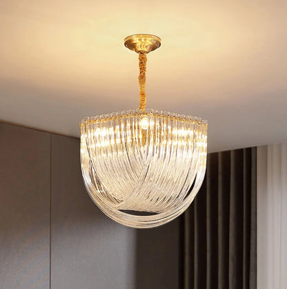 Aurora Gold Chandelier - 60 CM