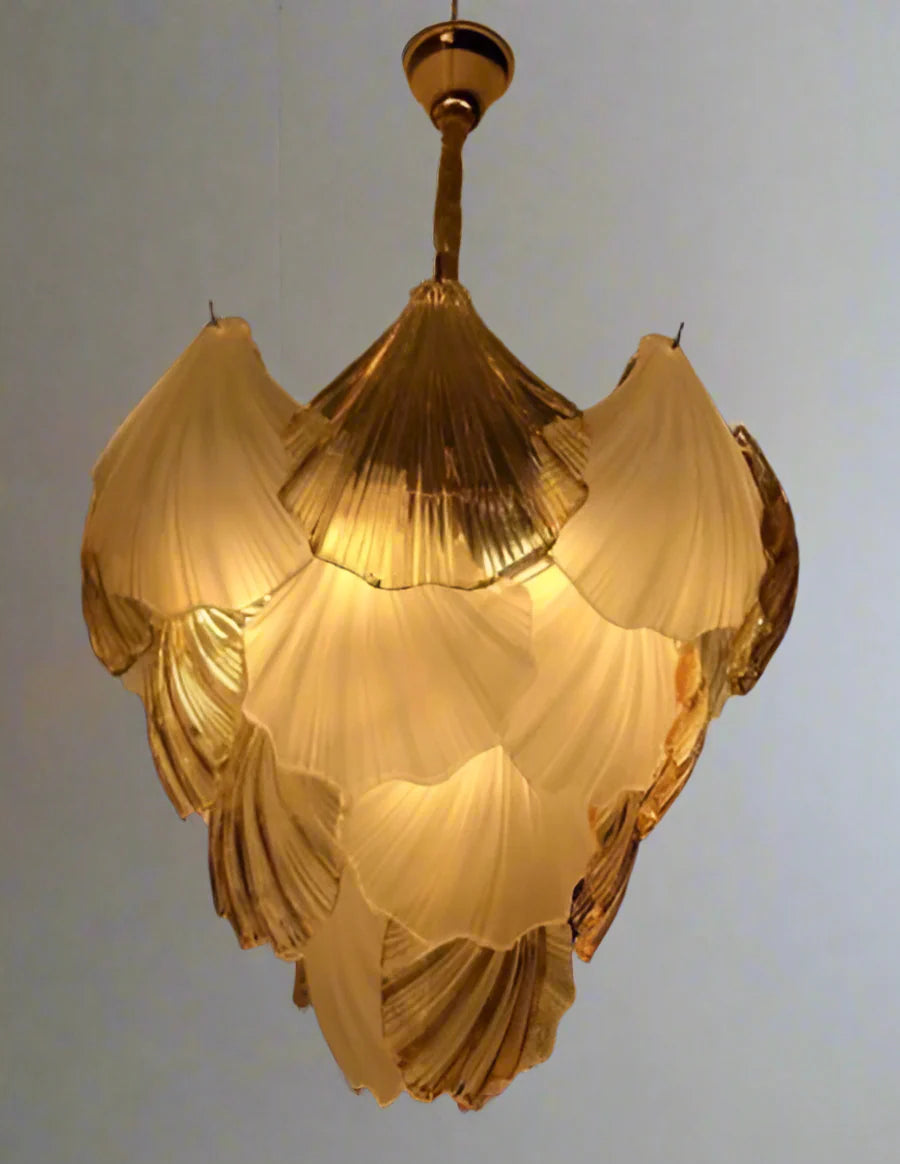 Shell Glass Chandelier