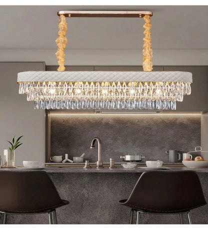 MOSQUE LEATHER LINEAR  CHANDELIER