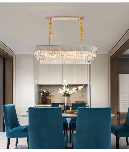 MOSQUE LEATHER LINEAR  CHANDELIER