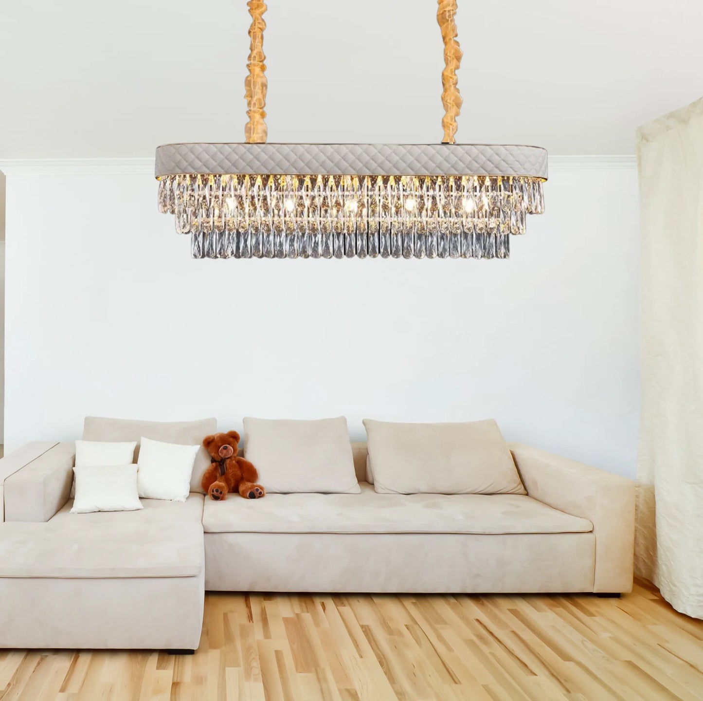 MOSQUE LEATHER LINEAR  CHANDELIER