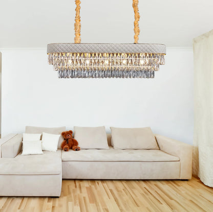 MOSQUE LEATHER LINEAR  CHANDELIER