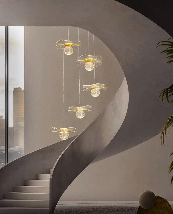 Aurora Wave Pendant Light – Sculptural Elegance in Motion
