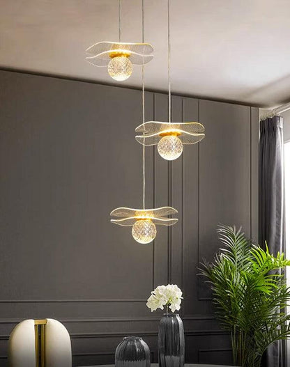 Aurora Wave Pendant Light – Sculptural Elegance in Motion