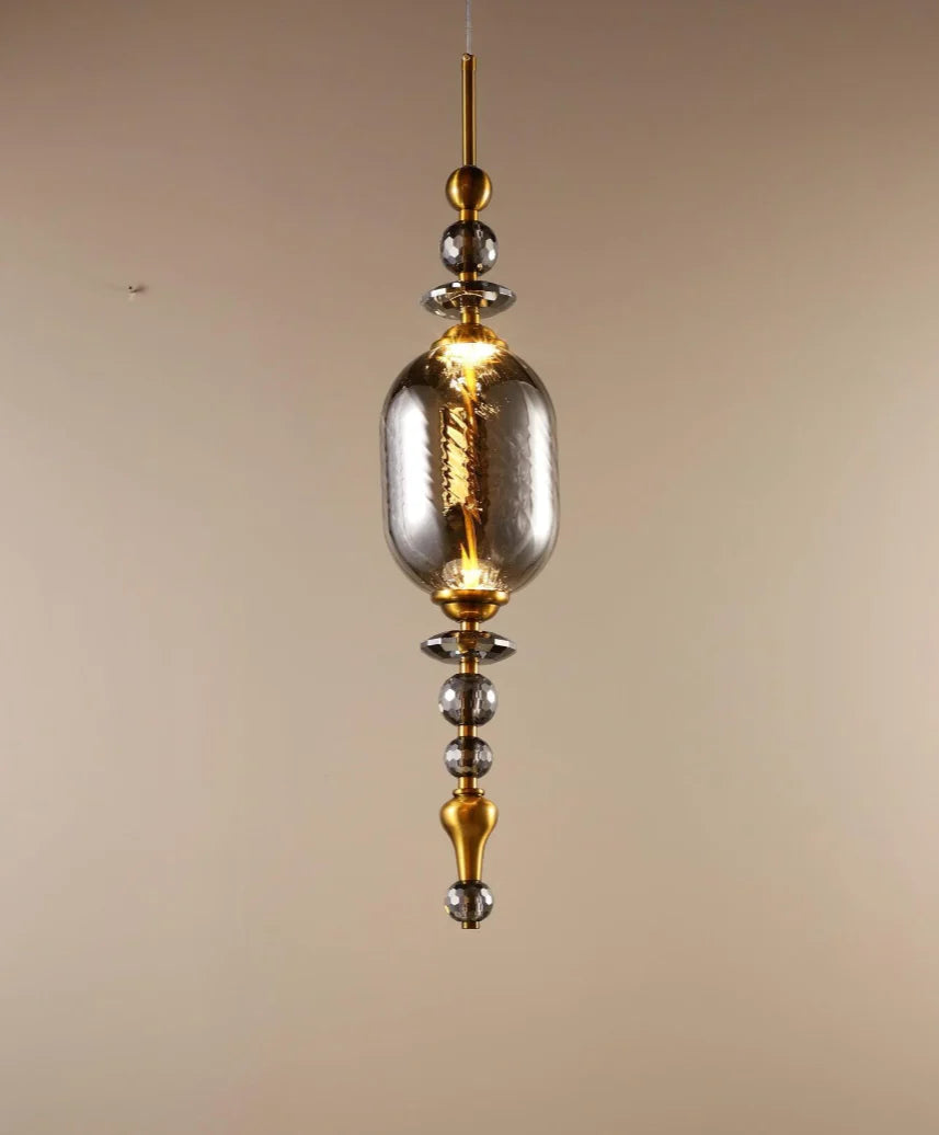 Smoke Glass Pendant Light