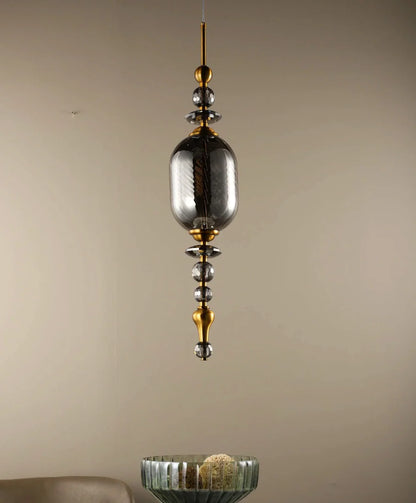 Smoke Glass Pendant Light