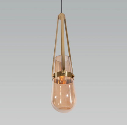 Trick Amber Pendant Light
