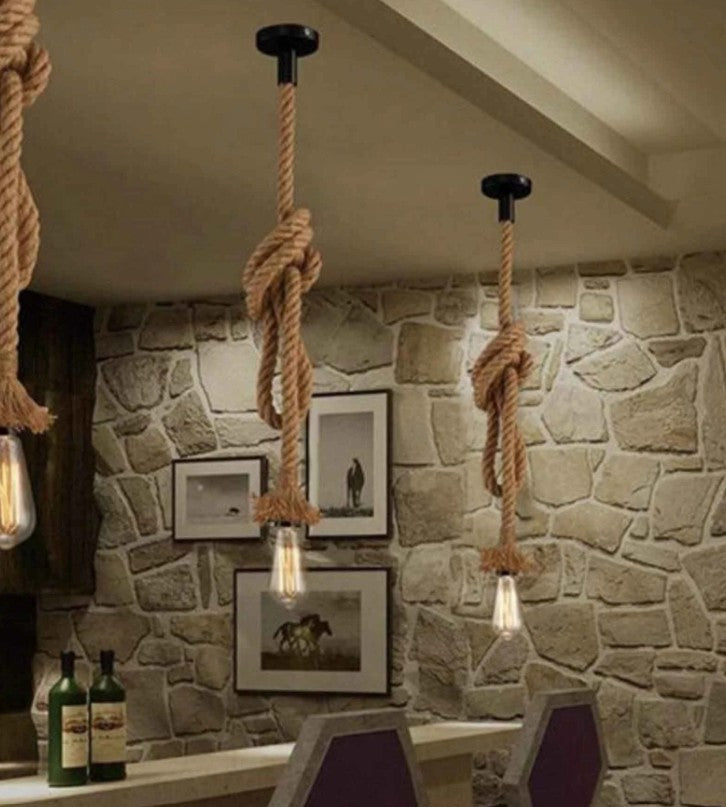 Rope Pendant Light