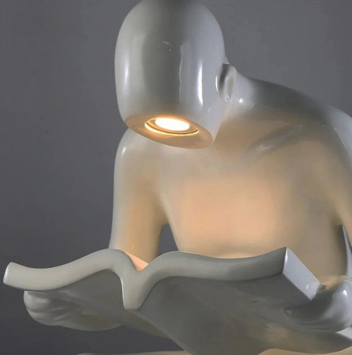 Reading Glow Sculpture Floor Lamp