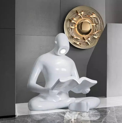 Reading Glow Sculpture Floor Lamp
