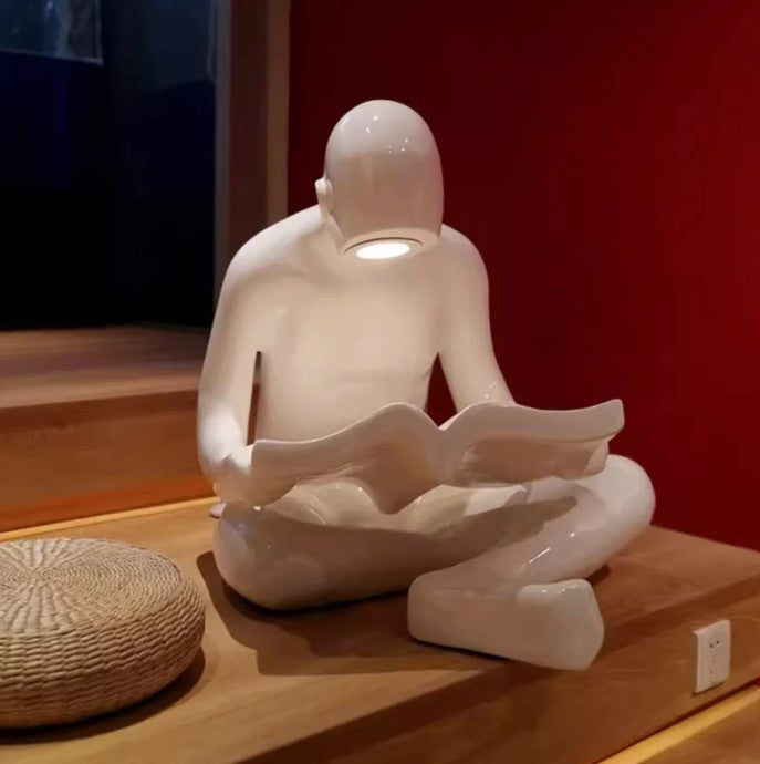 Reading Glow Sculpture Floor Lamp