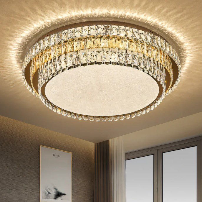 Crystal 3 Layers LED Chandelier 80 cm