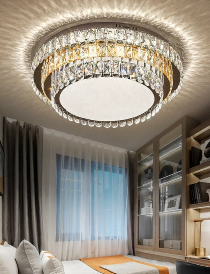 Crystal 3 Layers LED Chandelier 80 cm