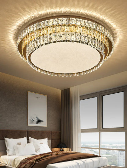 Crystal 3 Layers LED Chandelier 80 cm