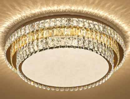 Crystal 3 Layers LED Chandelier 80 cm