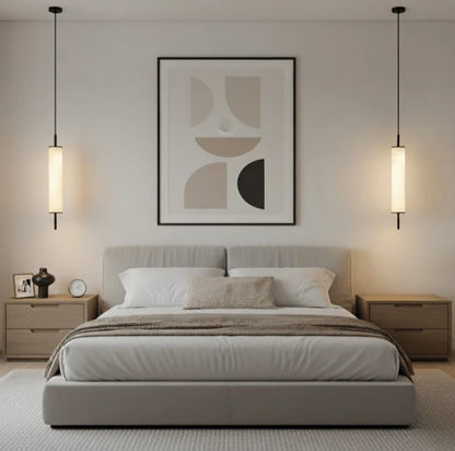 Marble Glow Tube Pendant Light