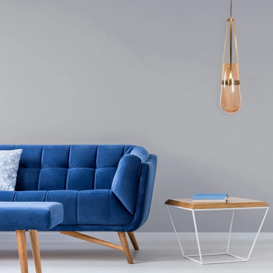 Trick Amber Pendant Light