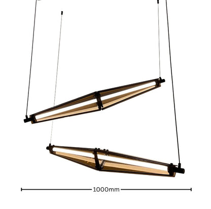 Kinetic Modern Linear Chandelier