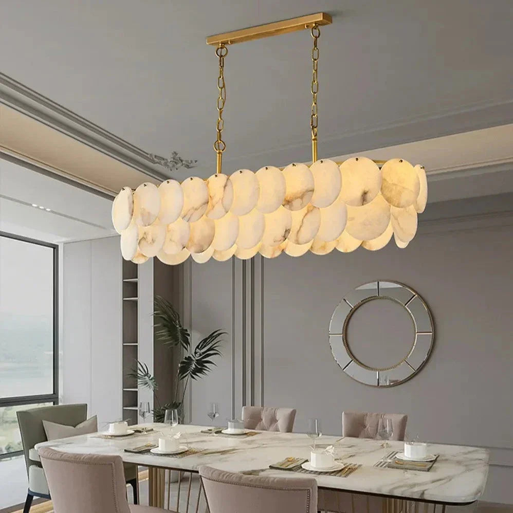 Moonshade Marble Chandelier