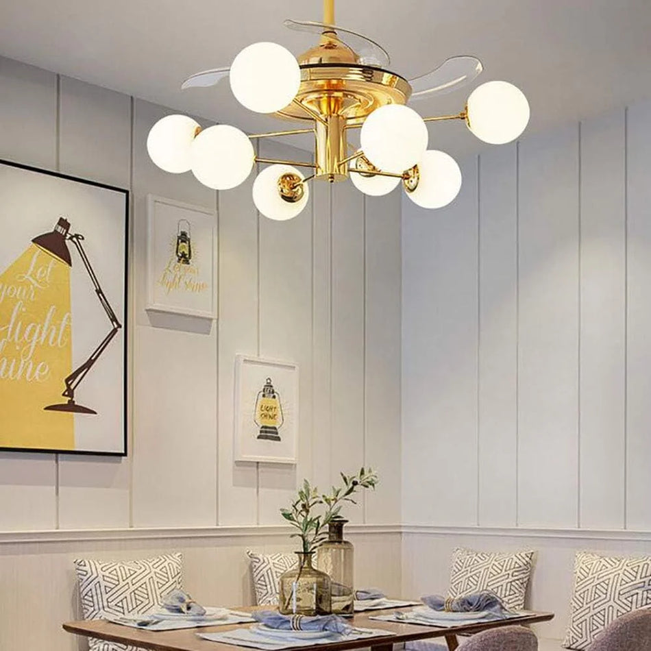 MODERN FAN CHANDELIER