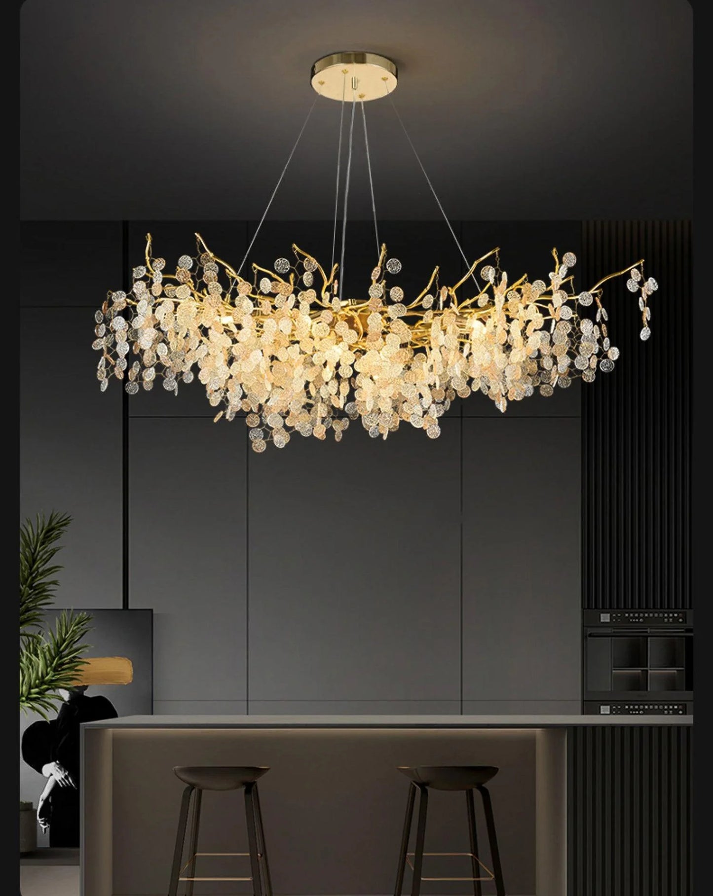 Cassiel Linear  Chandelier - Small