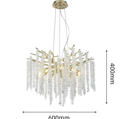 LUCIANO MODERN DROP CHANDELIER SMALL