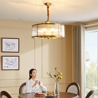 Modern  400 MM Crystal Chandelier – Brass Gold Metal Finish for Entrance & Living Room