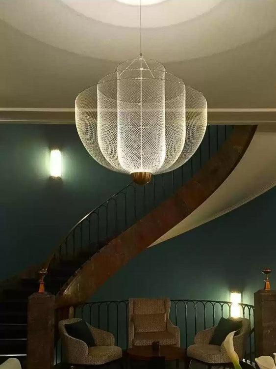 Modern 450MM Gold Mesh Design Chandelier