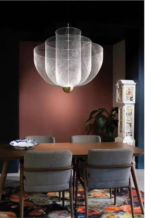 Modern 450MM Gold Mesh Design Chandelier