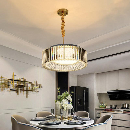 Modern 500MM Gold LED Ceiling Chandelier Hanging Light – K9 Crystal