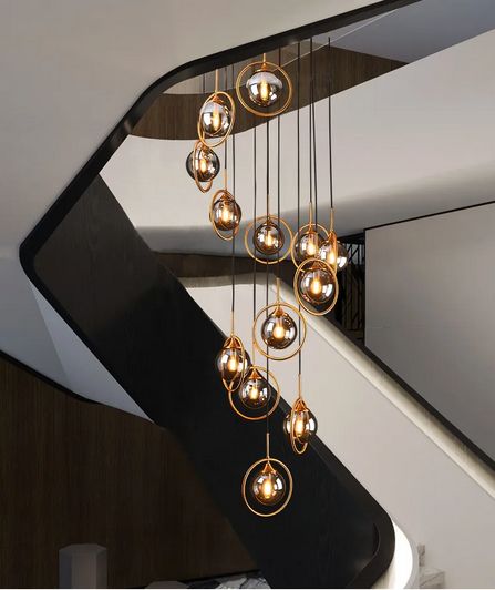 AWARDS 13 LIGHTS DOUBLE HEIGHT CHANDELIER