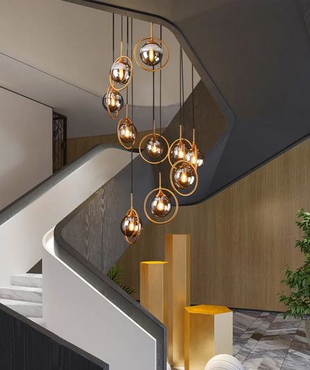 AWARDS 13 LIGHTS DOUBLE HEIGHT CHANDELIER