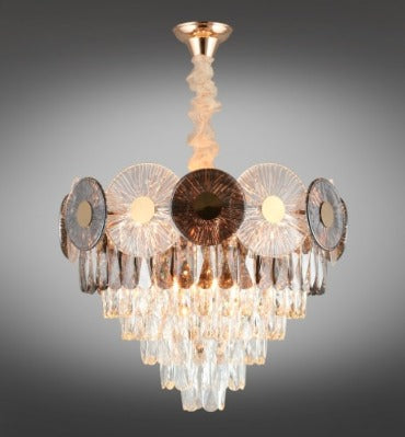 VENICE ROUND CRYSTAL CHANDELIER