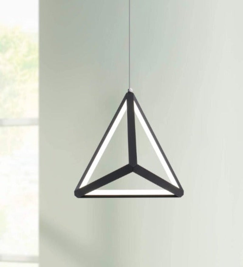 TRIANGLE LED BROWN PENDANT – Stello Light Studio