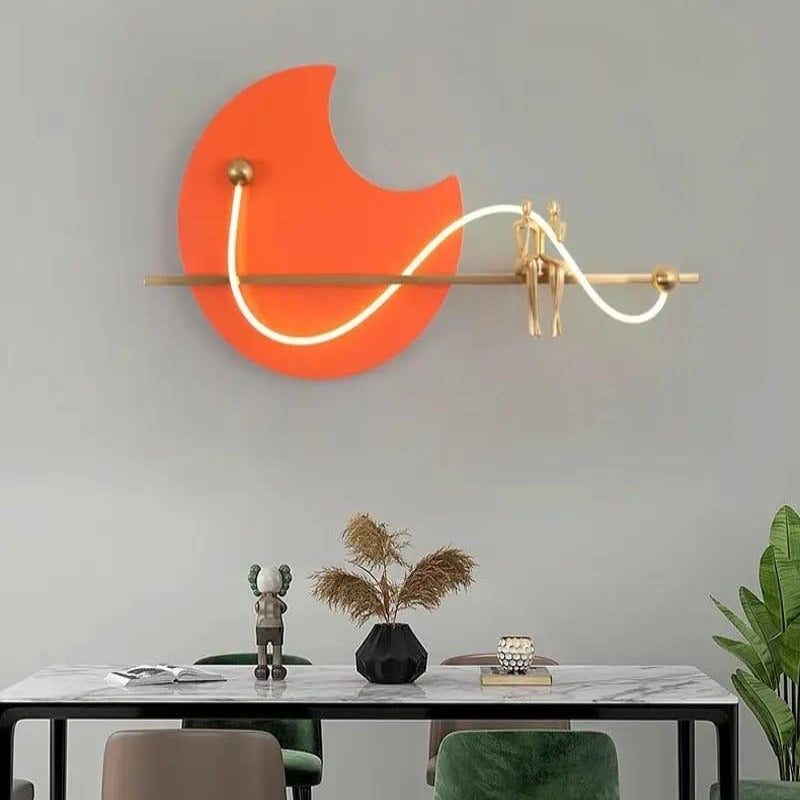Stello Double Lady linear wall light