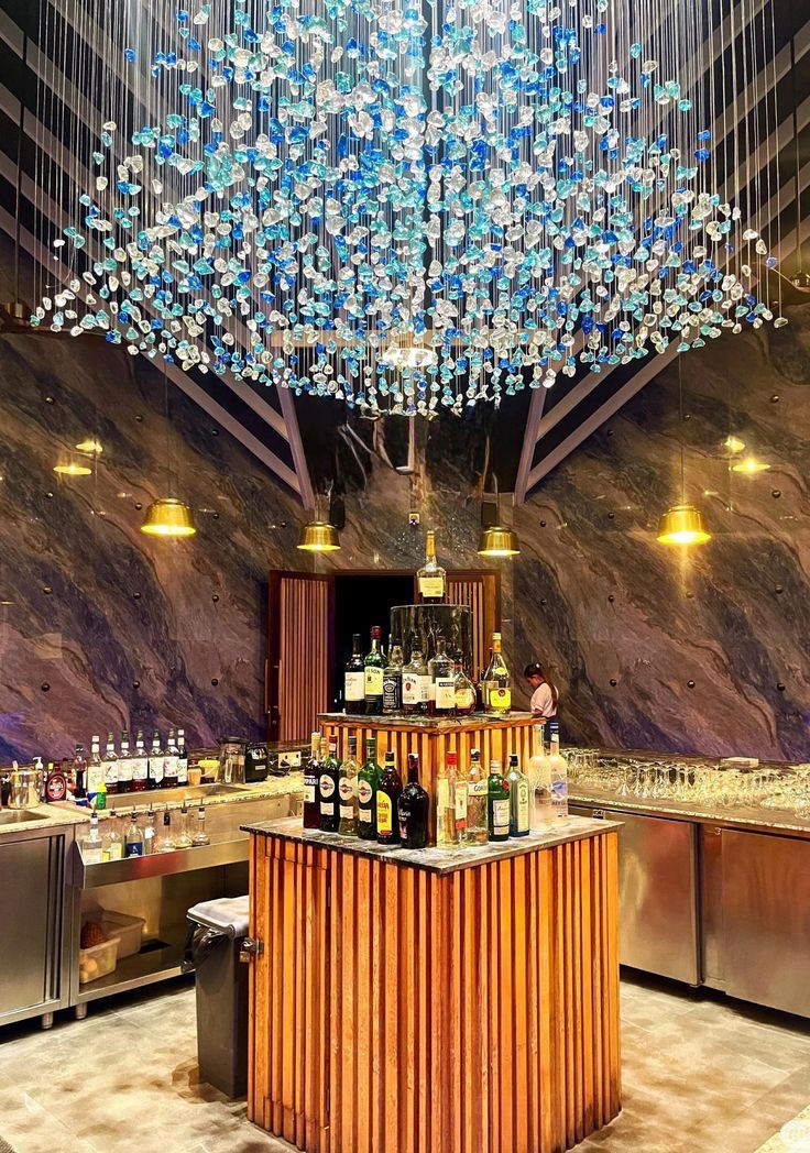 Blue Drop Customized Chandelier